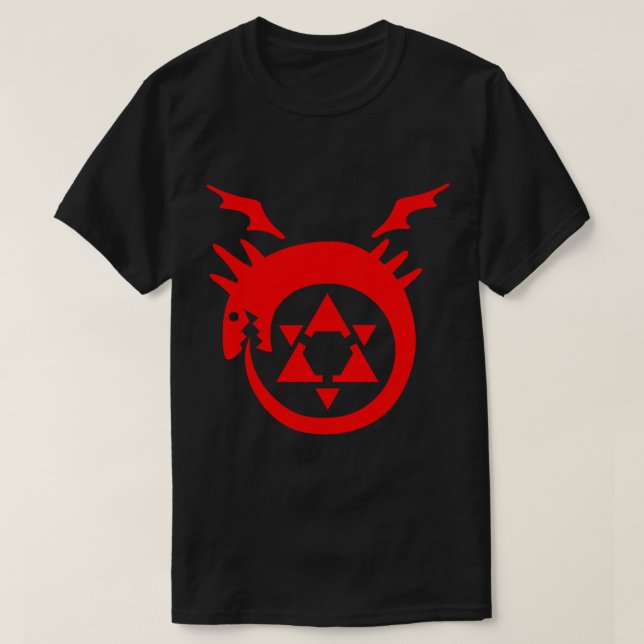 FullMetal Alchemist Uroboro [red] T-Shirt (Design Front)