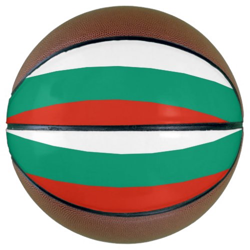 Fullsize Basketball with Flag of Bulgaria
