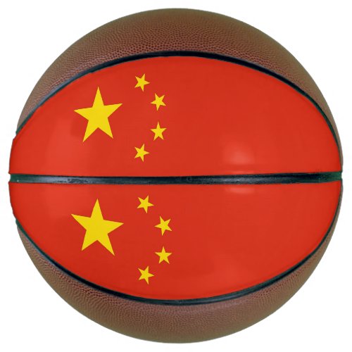 Fullsize Basketball with Flag of China