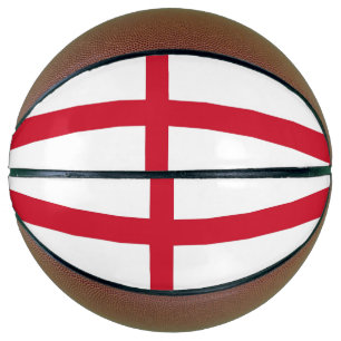 Fullsize Basketball with Flag of England, UK