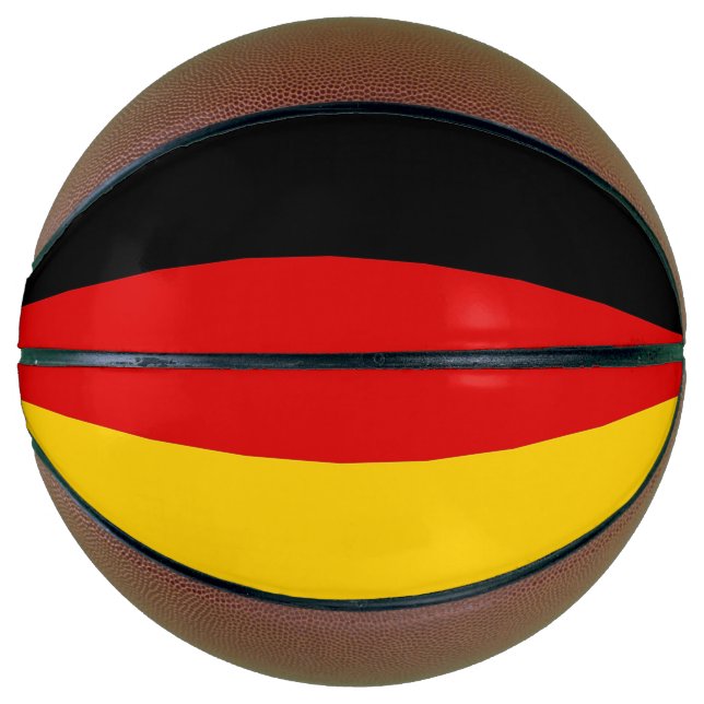Fullsize Basketball with Flag of Germany (Front)