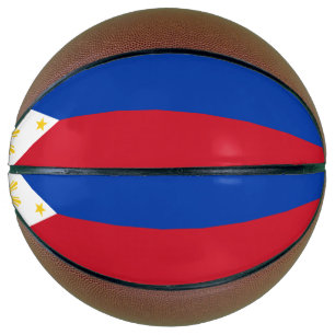 Fullsize Basketball with Flag of Philippines