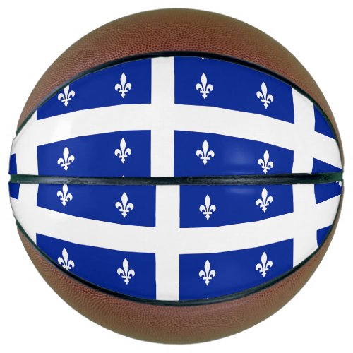 Fullsize Basketball with Flag of Quebec