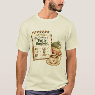 Fully Booked Weekend Book Lover T-Shirt