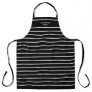 fully customizable all-over print black apron