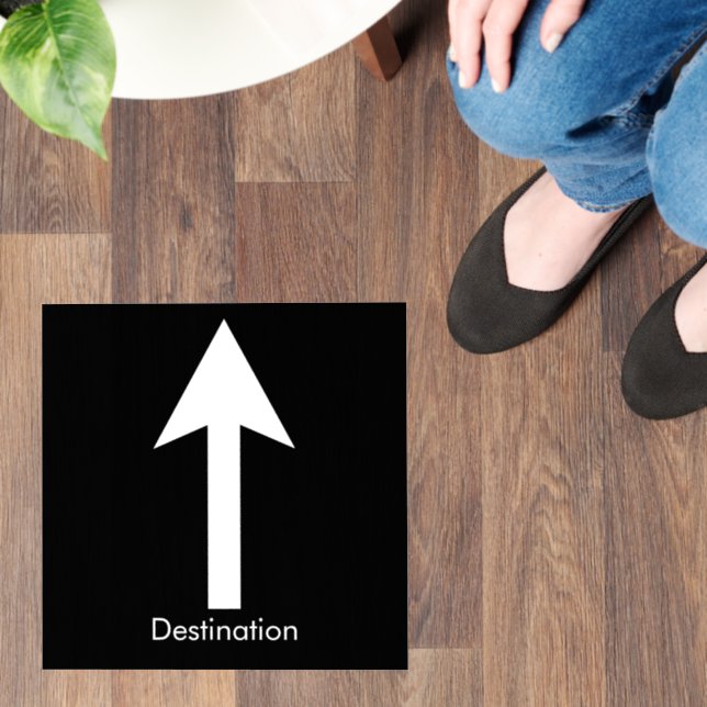 Fully Customizable Arrow Location Floor Decal (Floor)