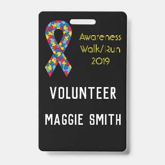 Fully Customizable Autism badge