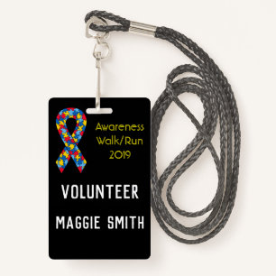 Fully Customizable Autism badge