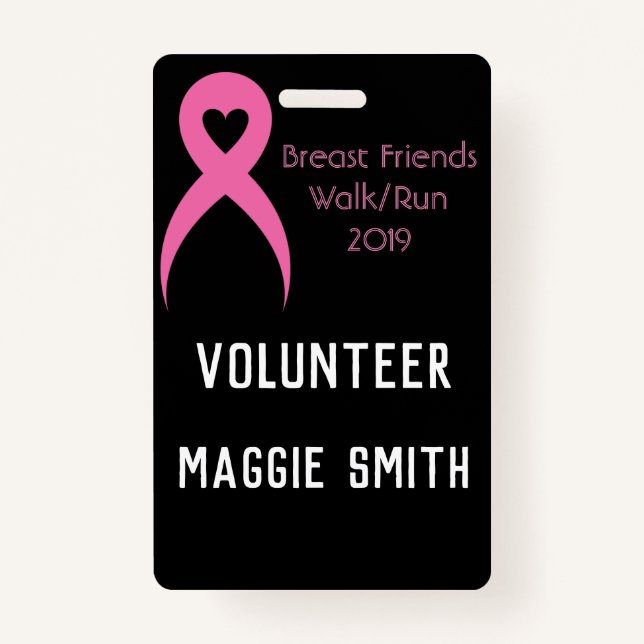 Fully Customizable badge (Front)