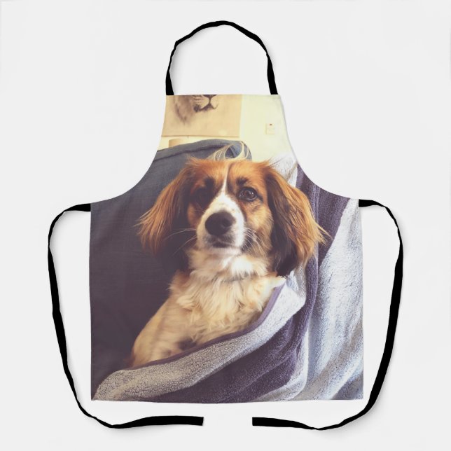 Fully customizable dog apron (Front)
