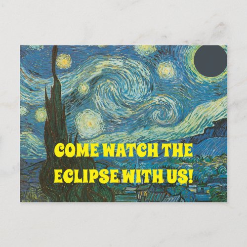 FULLY CUSTOMIZABLE ECLIPSE PARTY INVITATIONS