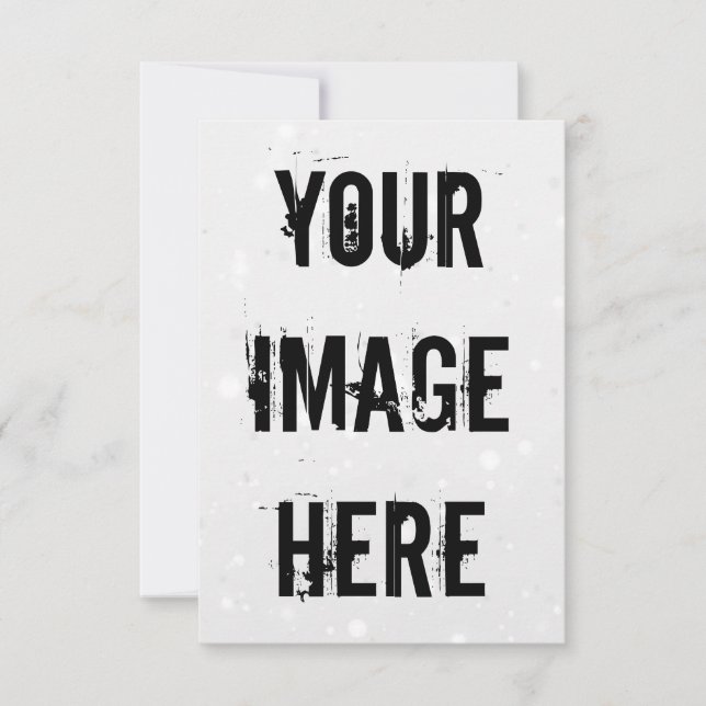 Fully Customizable Flat Thank You Card (Front)