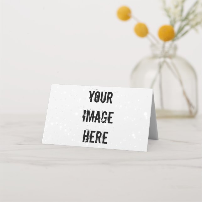 Fully Customizable Folded Place Card (Front)