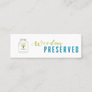 Fully Customizable Mini, 3.0" x 1.0" Business Card