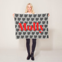 Fully Customizable Ohio State Pet Blanket