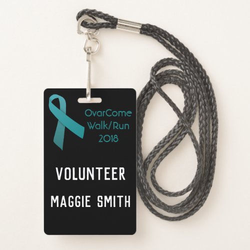 Fully Customizable Ovarian Cancer badge