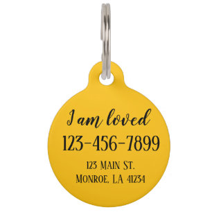 Fully Customizable Pet Tag