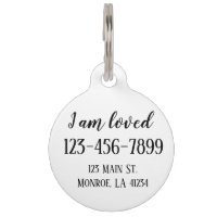 Fully Customizable Pet Tag