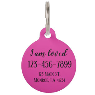 Fully Customizable Pet Tag