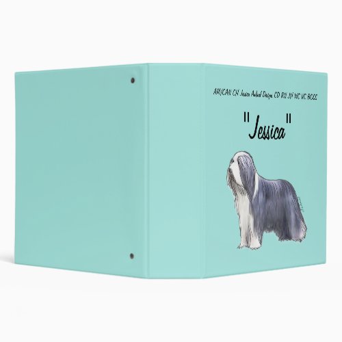 Fully Customizable Ribbon  Award Display Binder