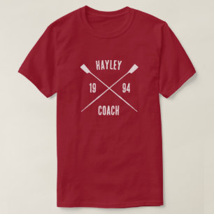 Fully customizable rowing shirt, name, year, seat T-Shirt