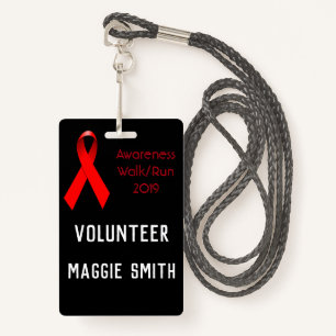 Fully Customizable Volunteer badge