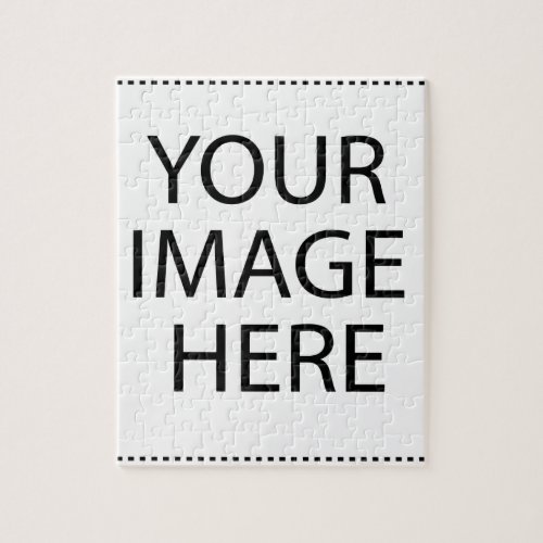Fully Customizable YOUR IMAGE HERE Jigsaw Puzzle