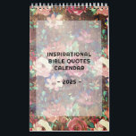 Fully Editable Bible Quotes Vintage Floral Pattern Calendar<br><div class="desc">Fully Editable Bible Quotes with Vintage Floral Pattern 2025 calendar.</div>