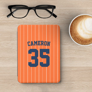 Fully Editable Colors Baseball Jersey Stripes Name Kindle Cover