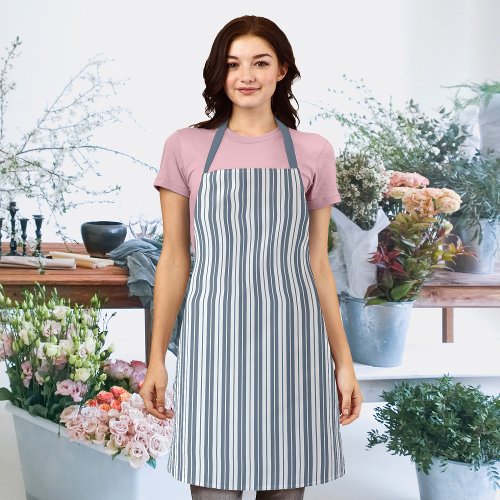 Fully Editable Colors Rustic Country Stripes Apron