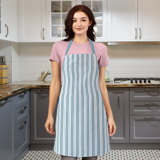 Fully Editable Colors Rustic Country Stripes Apron (Creator Uploaded)