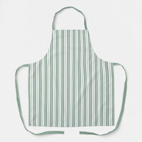 Fully Editable Colors Rustic Country Stripes Apron