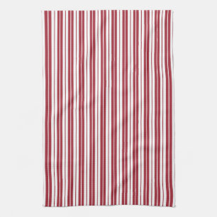Fully Editable Colors Rustic Country Stripes Kitchen Towel