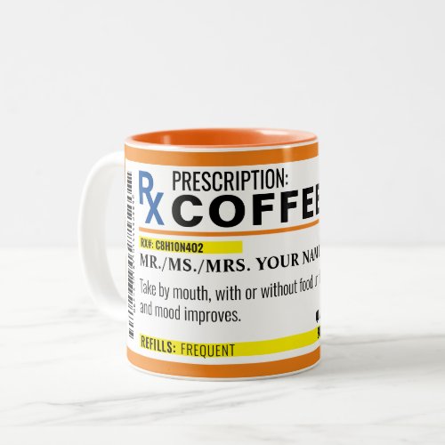 FULLY EDITABLE Prescription Coffee Mug