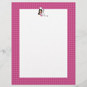 Fully Illustrated Recipe Page Custom Letterhead