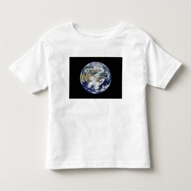 Fully lit Earth centered on Asia Toddler T-shirt (Front)
