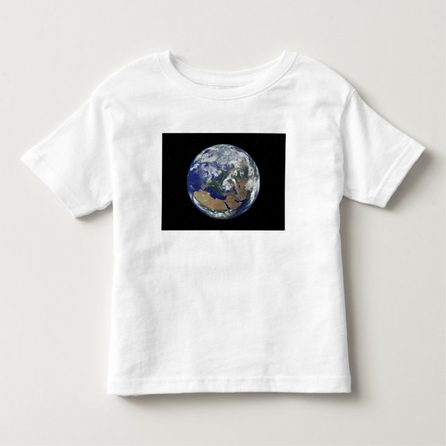Fully lit Earth centered on Europe Toddler T-shirt (Front)