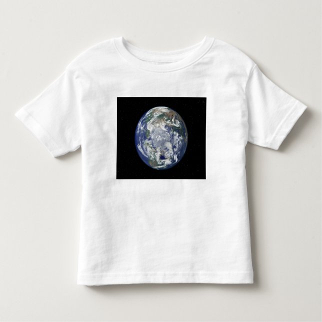 Fully lit Earth centered on the North Pole Toddler T-shirt (Front)