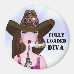 FULLY LOADED DIVA Magnet
