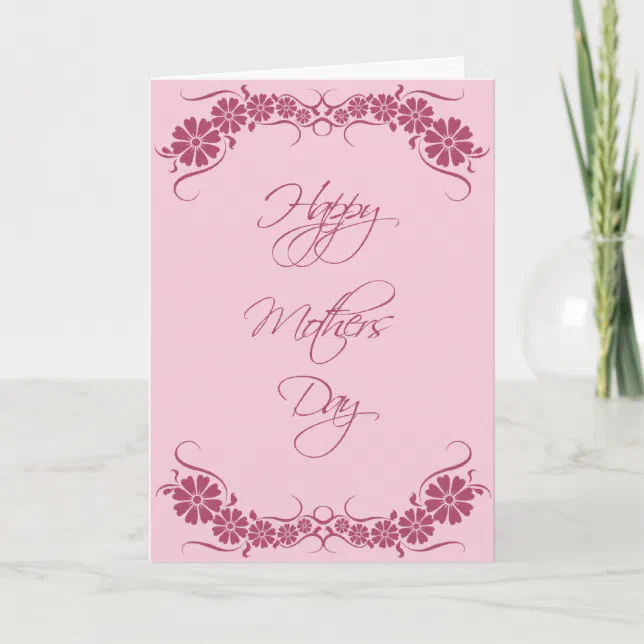 Fully personalized beautiful Mother's Day card | Zazzle