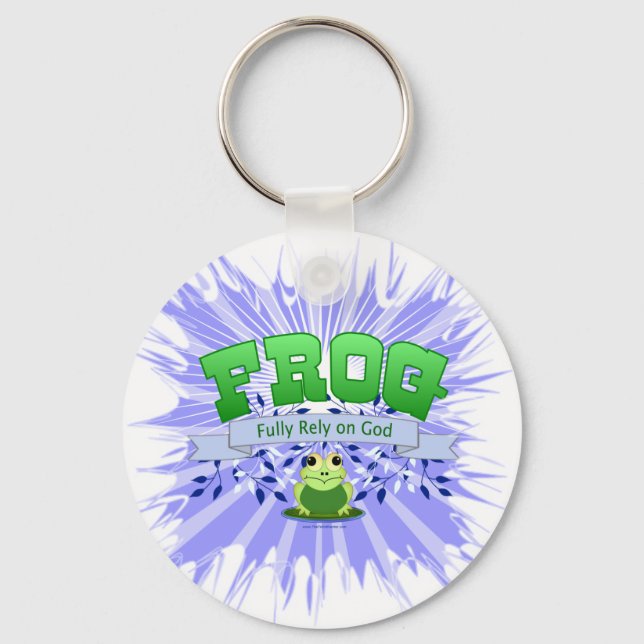 Fully Rely on God Keychain (Front)