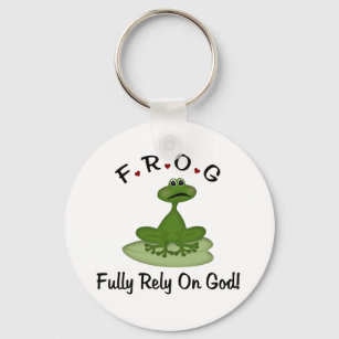 Fully Rely on God Keychain