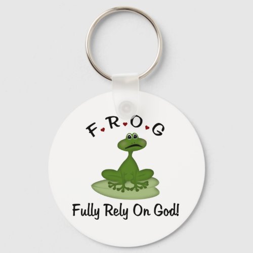 Fully Rely on God Keychain