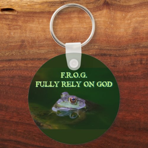 Fully Rely on God Keychain