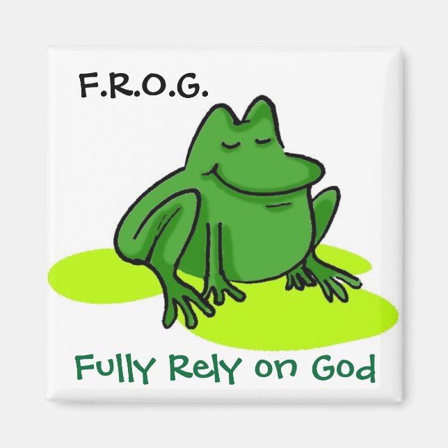 Fully Rely on God Magnet (Front)