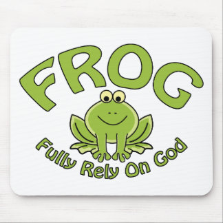 Fully Rely On God Mouse Pad