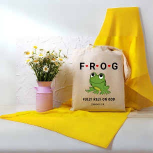 Fully Rely On God Personalized Tote Bag