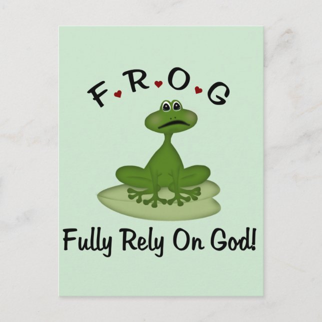 Fully Rely on God Postcard (Front)