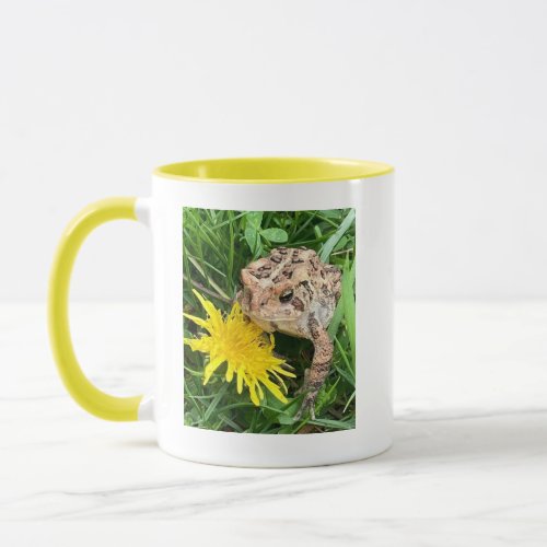  Fully Rely on God yellow hand mug Mug