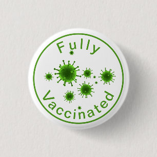 Fully Vaccinated against Covid 19 Button